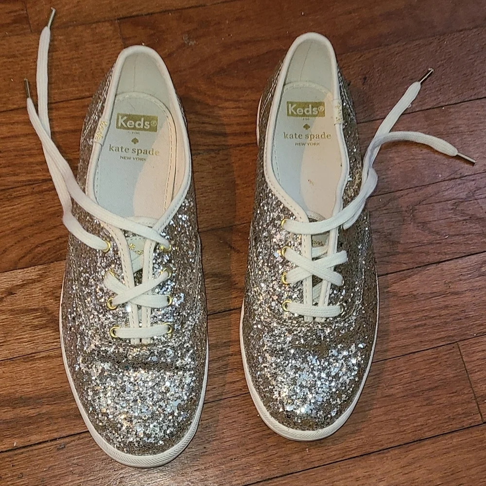 Keds X Kate Spade New York‎ Champion Glitter Sneakers ♠️
